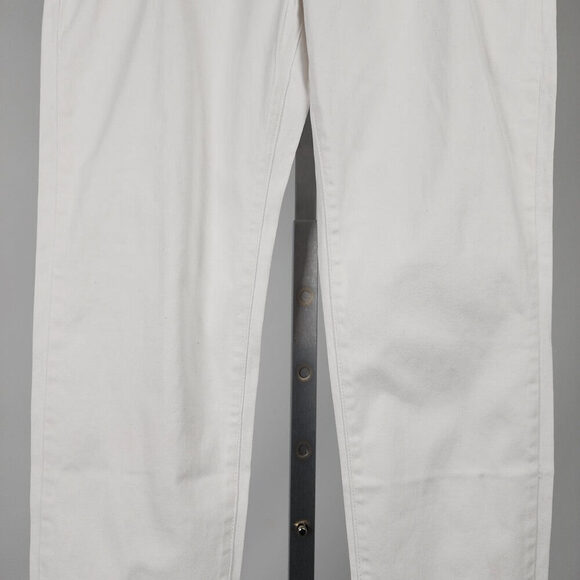 Gazoz White Cotton Straight Leg Pants Size 14 - Picture 3 of 10